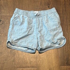 Light Blue Girls Shorts